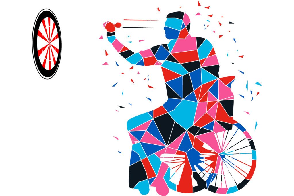 Adaptive Darts Pictogram