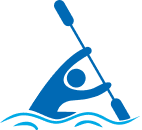 Icon of kayaking