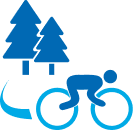 Icon of mountain biking