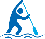 Icon of paddling