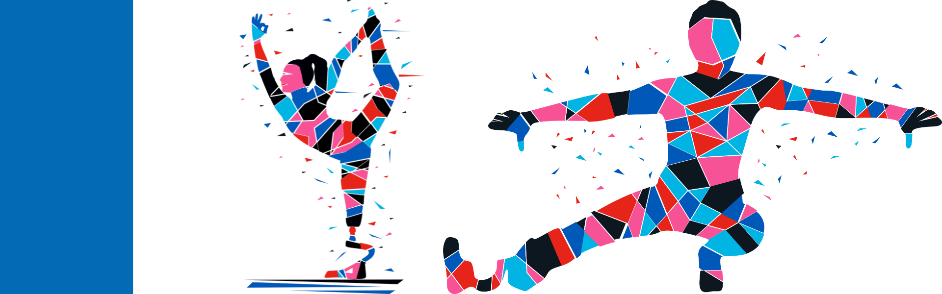 adaptive gymnastics pictogram banner