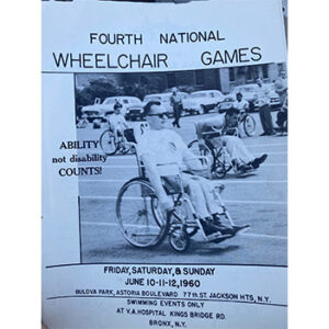 Poster for the fourth national wheelchair games