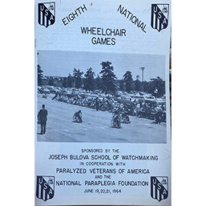 Poster for the eighth national wheelchair games