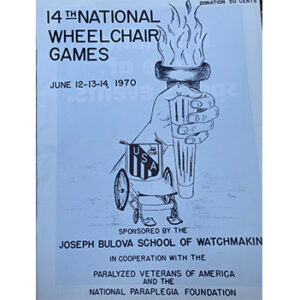 Poster for the 14th national wheelchair games