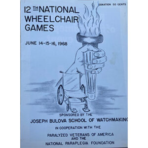 Poster for the 12th national wheelchair games