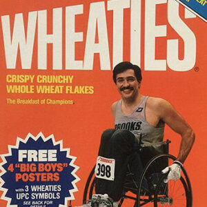 Wheaties cereal box with George Murray on the front