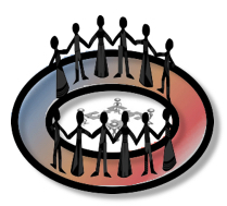 Brad Weiner Adapted Physical Education Logo; 2 groups of people standing and holding hands around a circle