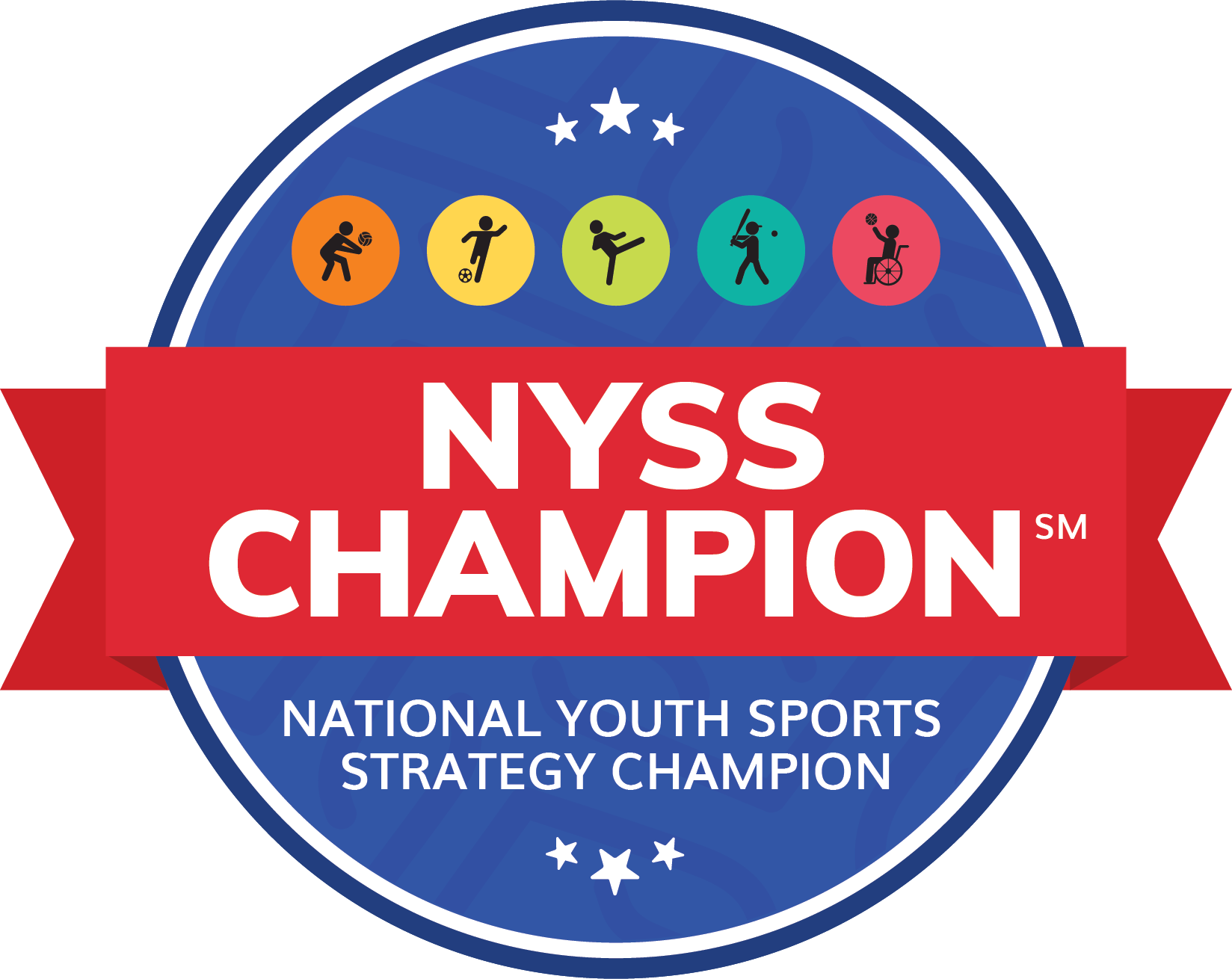 National youth sports strategy champion logo