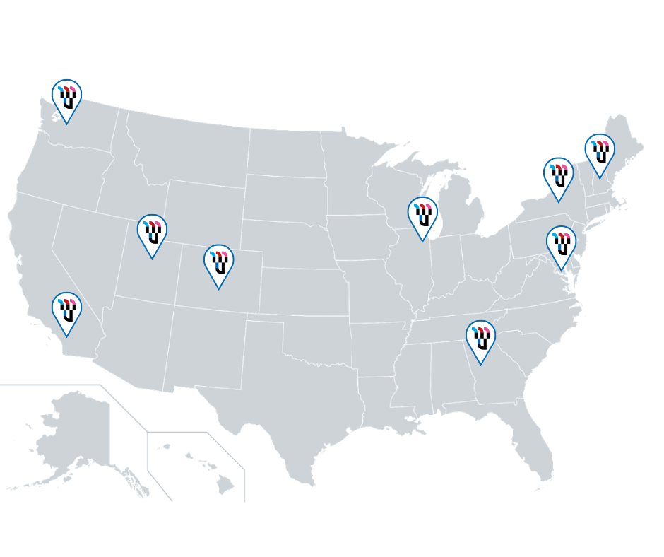 Map of past Education Conference locations