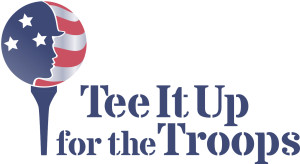 Tee it up for the troops logo