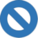Icon of a negative sign