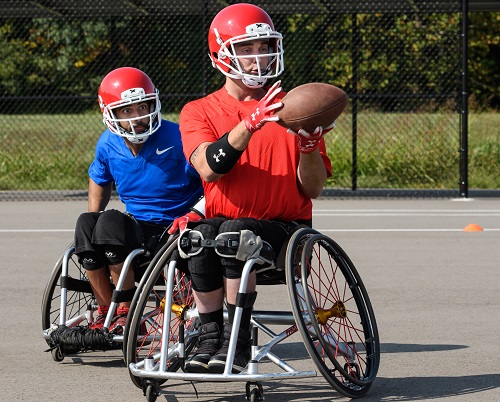 RISE Adaptive Sports - WAKE UP! Dallas Cowboys Wheelchair Football