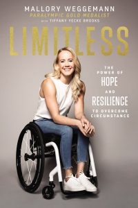 Cover of Limitless with Mallory Weggemann sitting in wheelchair