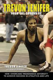 Cover Trevon Jenifer's book with image of him wrestling an opponent on the mat