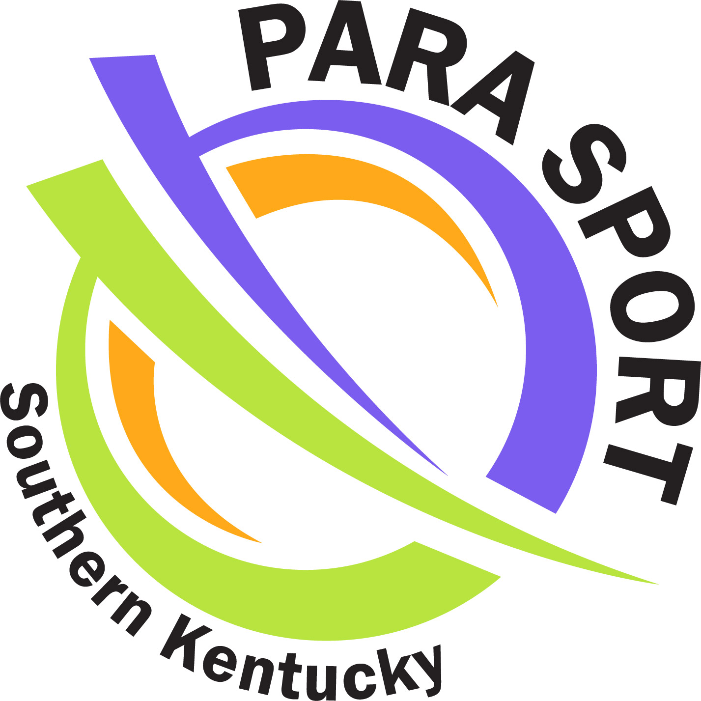 Para Sport Southern Kentucky around a circle with purple orange and green