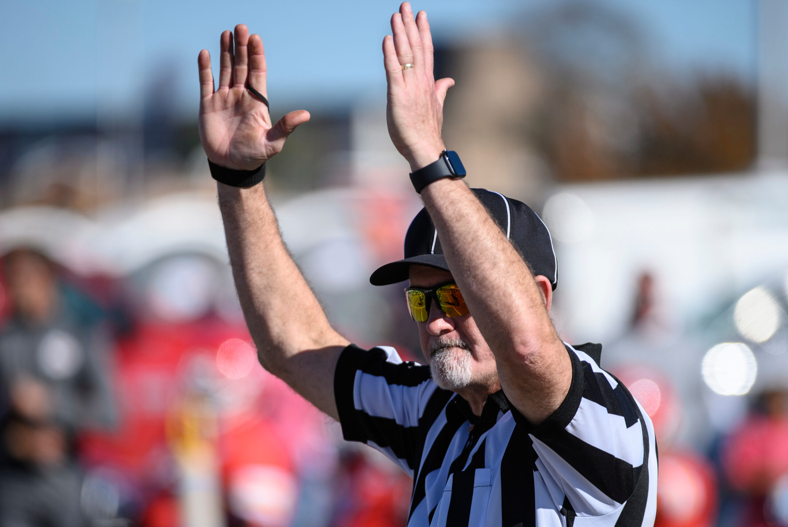 USAWFL Officials raising their hands