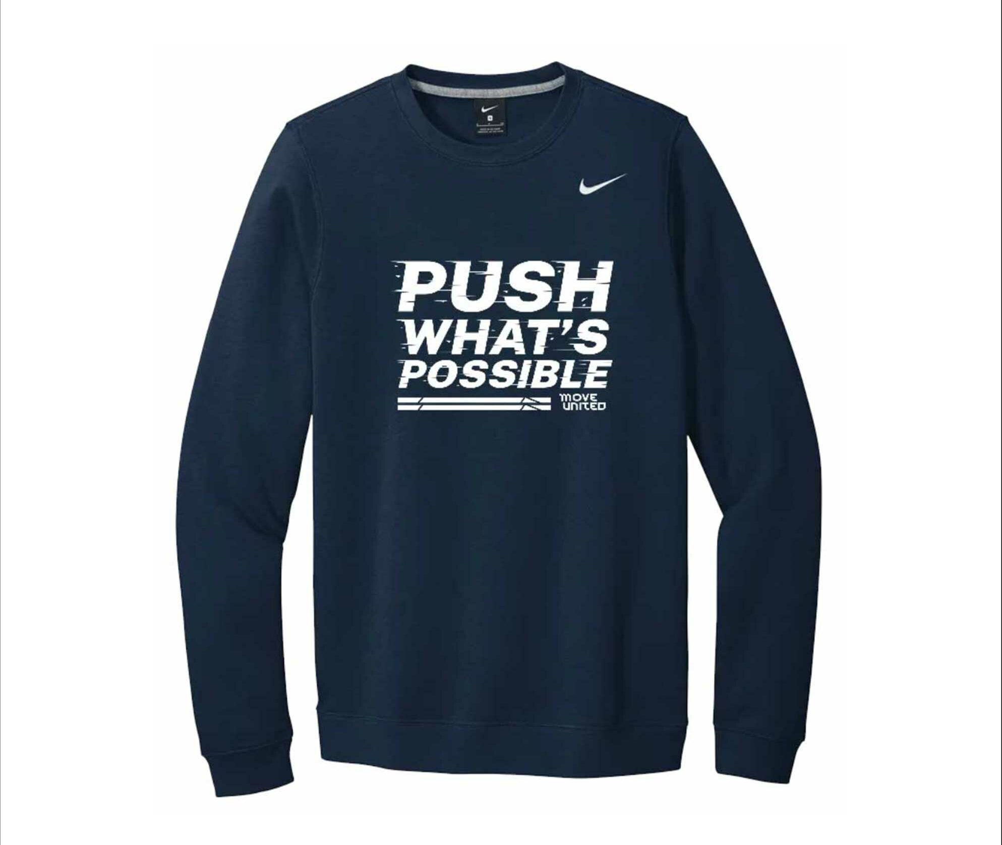 Push wht's possible long sleeve shirt