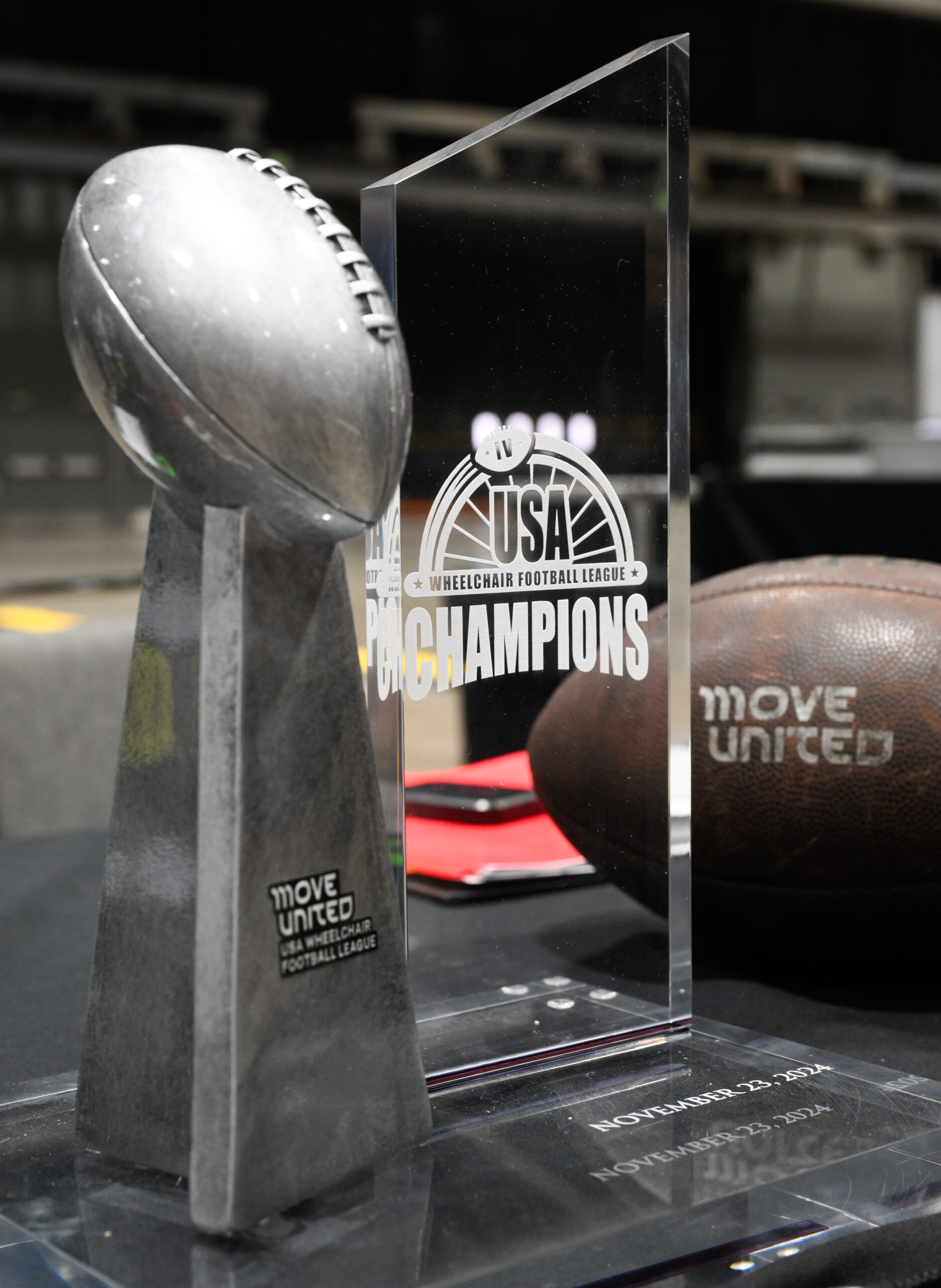 Photo of USAWFL Championship Trophy