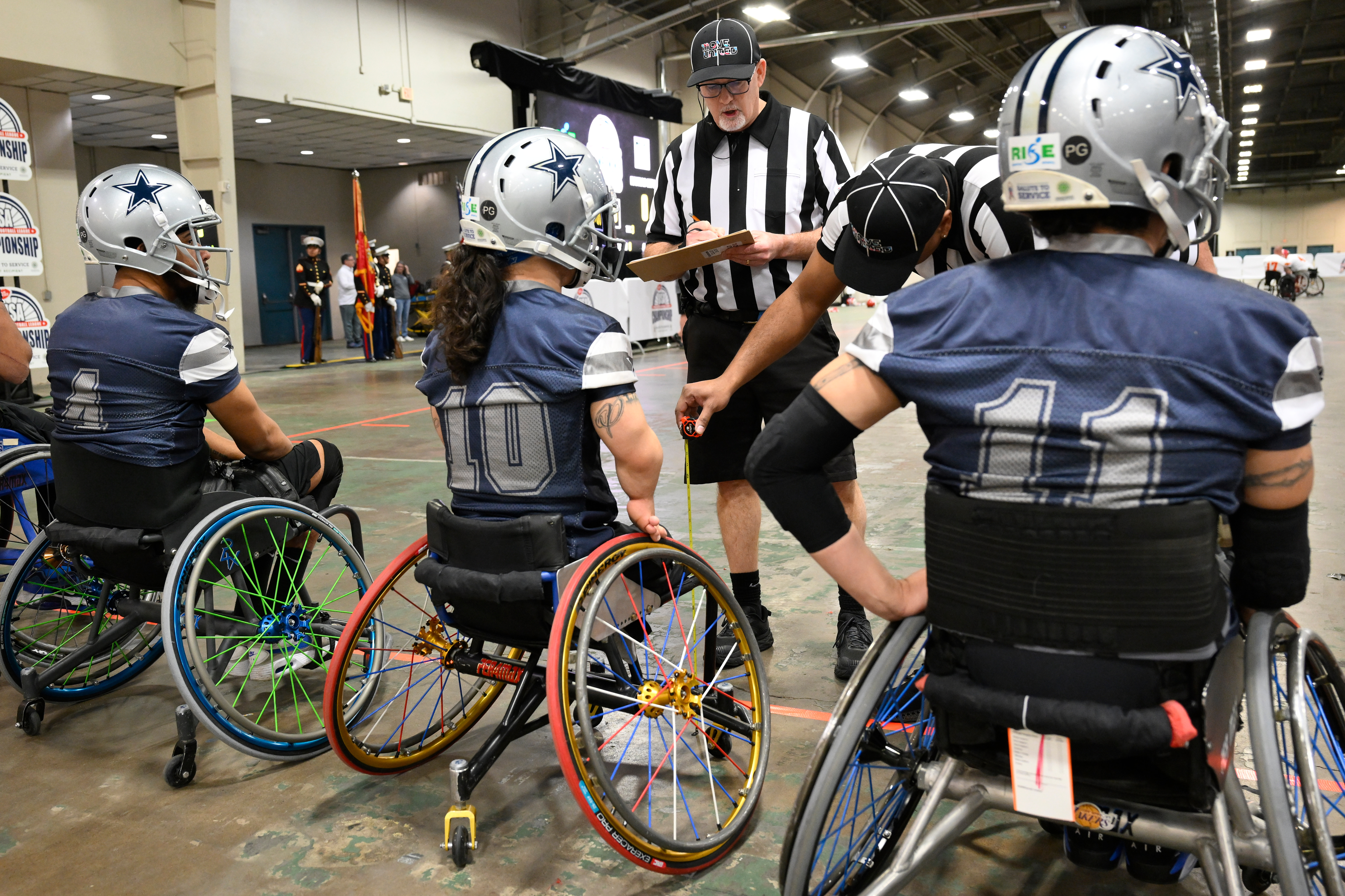 USAWFL Official completing chair checks