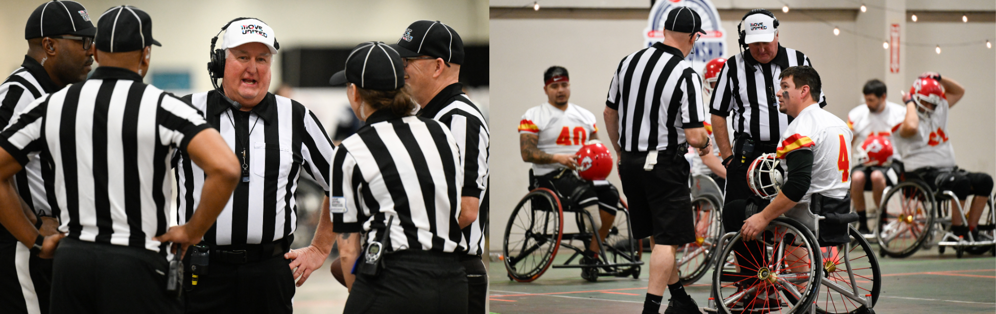 Wheelchair Football Officials Header Image