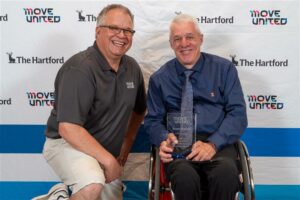 Move United's Shuan Butcher with Hall of Fame Inductee Shawn Meredith