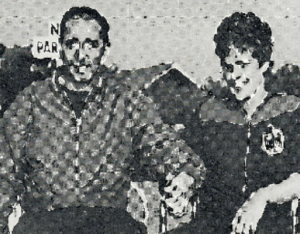 Grainy image of Christa Welger