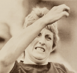 Sharon Myers competing