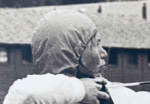 Susan Hagel competing