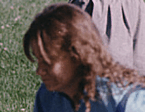 Pam Wilson looking down