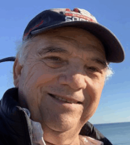 Phil Galli wearing a baseball cap