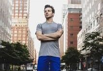 Gabriel Cardier Posing with Running Blade