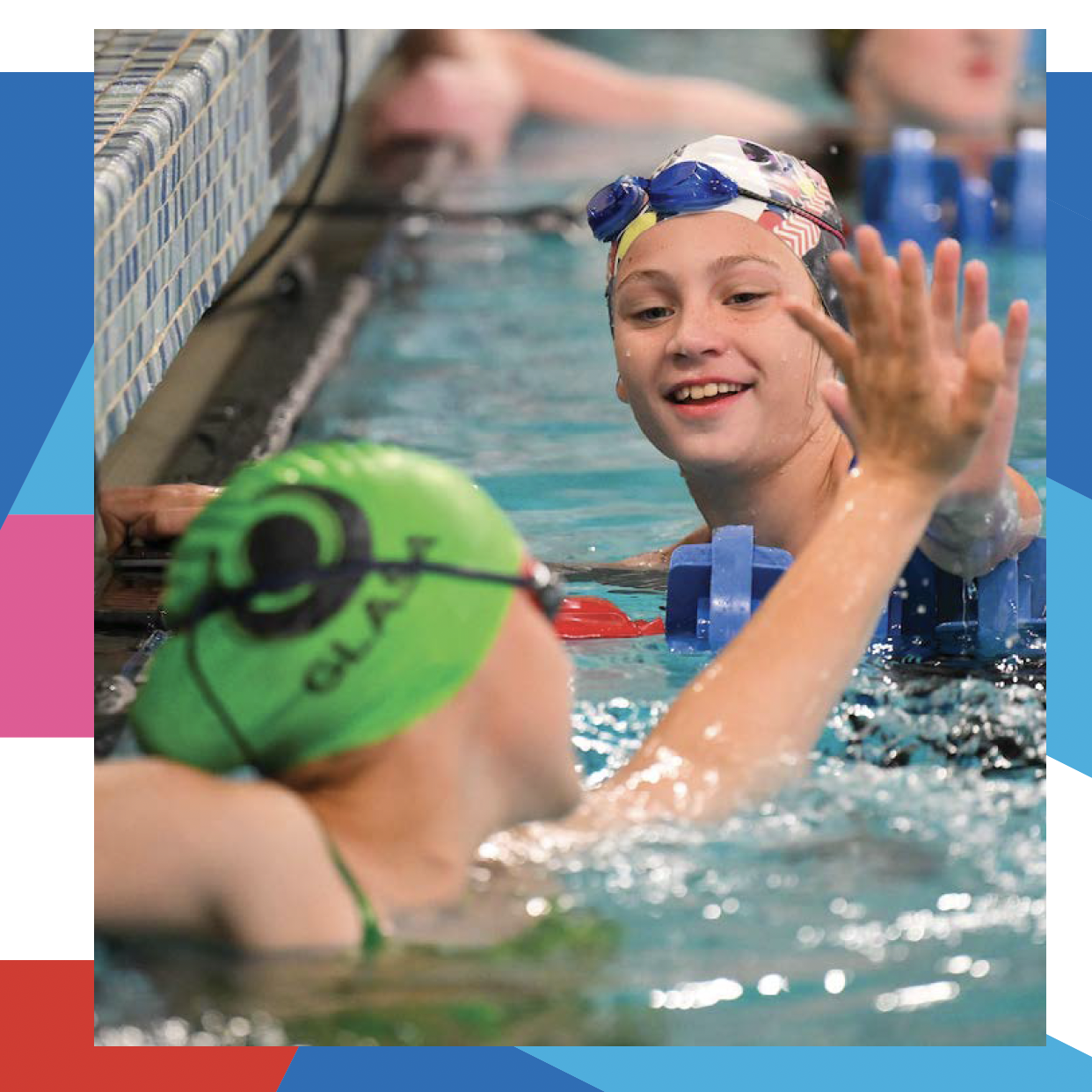 Adapted Swimming High School Guide front cover