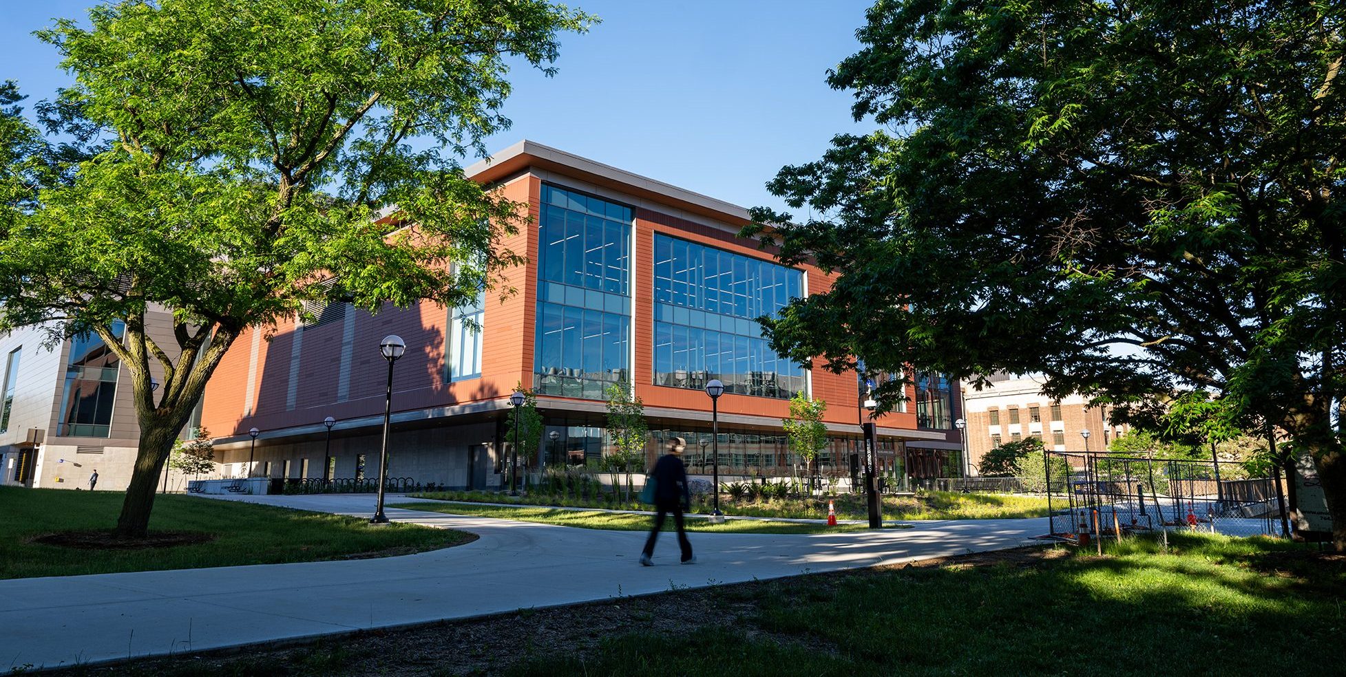 Showing the outside of the Hadley Family Recreation Center