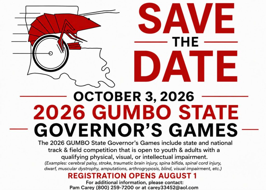 Save the Date for the 2026 Gumbo Governor's Games
