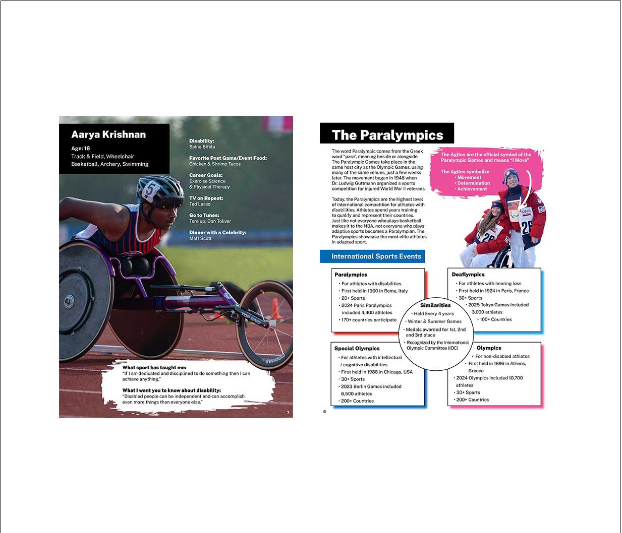 Pages 4-5 of Send It Workbook